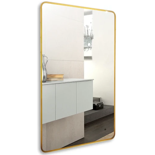 Зеркало Silver Mirrors Incanto 60 LED-00002558 с подсветкой Золото с бесконтактным выключателем и диммером стекло