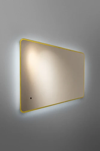 Зеркало Silver Mirrors Incanto 60 LED-00002558 с подсветкой Золото с бесконтактным выключателем и диммером стекло