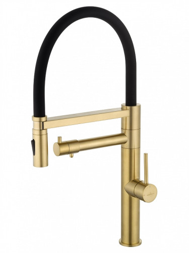 Смеситель для кухни Wonzon &amp; Woghand WW-88458007-BG цвет Брашированное золото