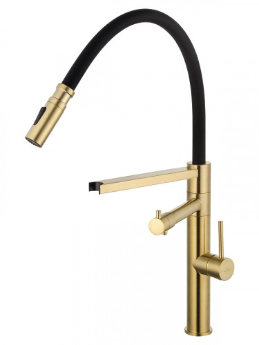 Смеситель для кухни Wonzon &amp; Woghand WW-88458007-BG цвет Брашированное золото
