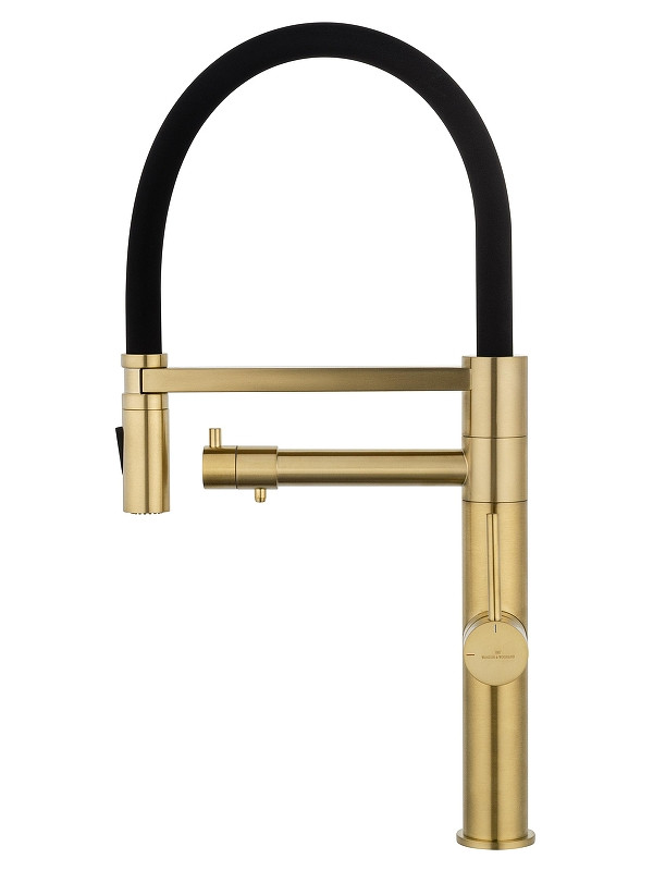 Смеситель для кухни Wonzon & Woghand WW-88458007-BG цвет Брашированное золото