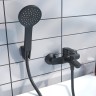 Смеситель для ванны Iddis Ray RAYBL02i02 Черный матовый на стену