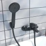 Смеситель для ванны Iddis Ray RAYBL02i02 Черный матовый на стену