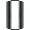 Душевой уголок Grossman Cosmo 80х80 301.K33.02.8080.21.10 профиль Черный матовый стекло тонированное