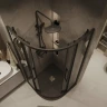 Душевой уголок Grossman Cosmo 80х80 301.K33.02.8080.21.10 профиль Черный матовый стекло тонированное