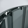 Душевой уголок Grossman Cosmo 80х80 301.K33.02.8080.21.10 профиль Черный матовый стекло тонированное