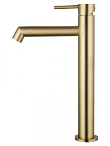 Смеситель для раковины Wonzon &amp; Woghand WW-H1064-BG цвет Брашированное золото