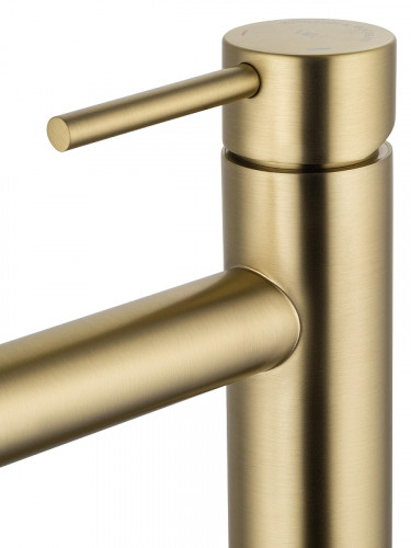 Смеситель для раковины Wonzon &amp; Woghand WW-H1064-BG цвет Брашированное золото