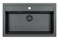 Кухонная мойка Alveus Granital Atrox 40 Carbon G91 790х500 1148163 цвет Черный