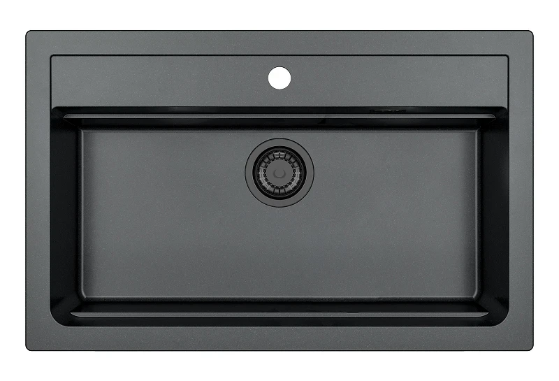 Кухонная мойка Alveus Granital Atrox 40 Carbon G91 790х500 1148163 цвет Черный
