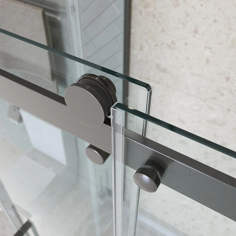 Душевой уголок BelBagno Marino 2 120x90 MARINO-2-AH-2-120/90-C-GM профиль Оружейная сталь стекло прозрачное