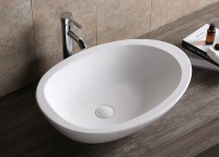 Раковина-чаша Ceruttispa 66 CR1005 СТ9573 Белая фарфор накладная
