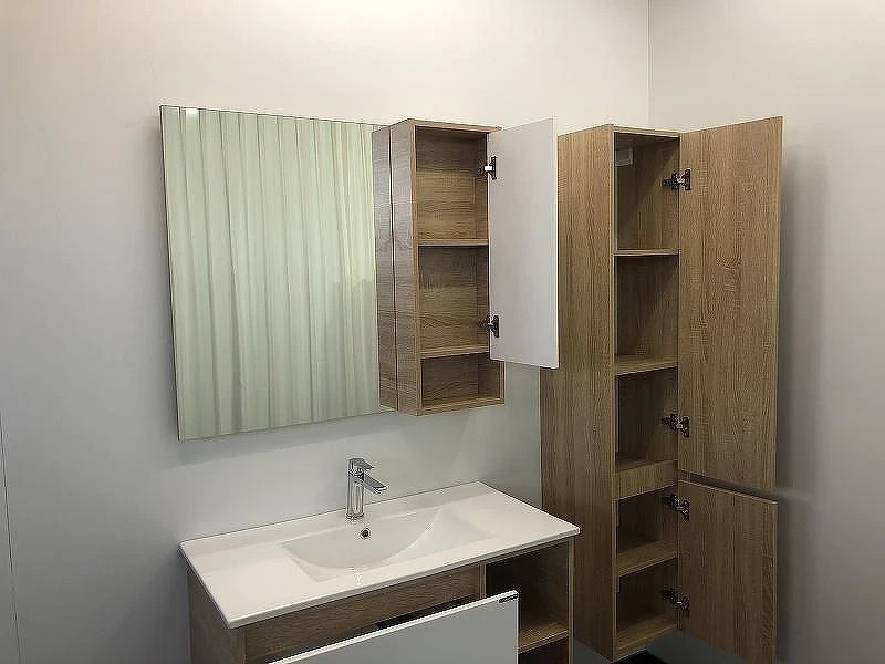 Зеркало со шкафом Comforty Гамбург 90 00004142227 Дуб сонома