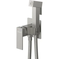Гигиенический душ со смесителем Cezares Slider SLIDER-DIF-IN Сатин нержавеющая сталь встраиваемый