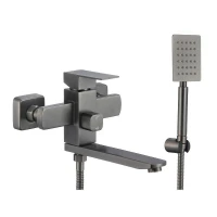 Смеситель для ванны Fmark FS8104Q цвет Графит