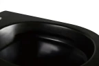 Комплект унитаза с инсталляцией Abber Bequem AC1100MB-AC0105-AC0121MB с сиденьем Микролифт и Черной матовой клавишей смыва фаянс подвесной