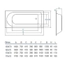 Акриловая ванна Koller Pool Orion 170x70 без гидромассажа