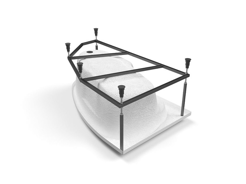 Акриловая ванна Cersanit Joanna 150x95 R 63337 без гидромассажа