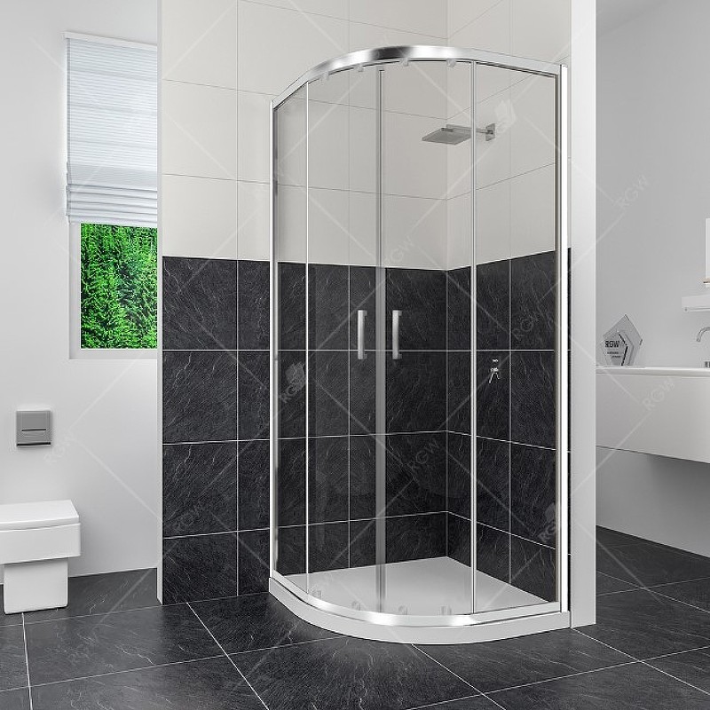 Душевой уголок RGW Classic CL-53 80х80 06095388-11 профиль Хром стекло прозрачное
