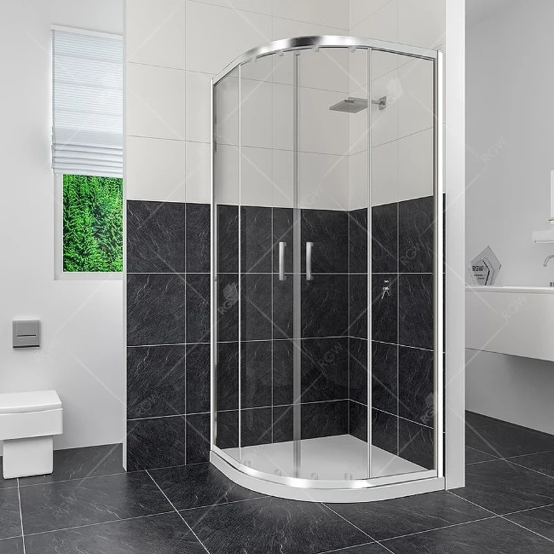 Душевой уголок RGW Classic CL-53 80х80 06095388-11 профиль Хром стекло прозрачное