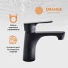 Смеситель для раковины Orange Aristo M19-021b Черный матовый латунь на столешницу