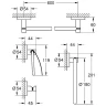 Набор аксессуаров для ванной Grohe Essentials 40776001 Хром