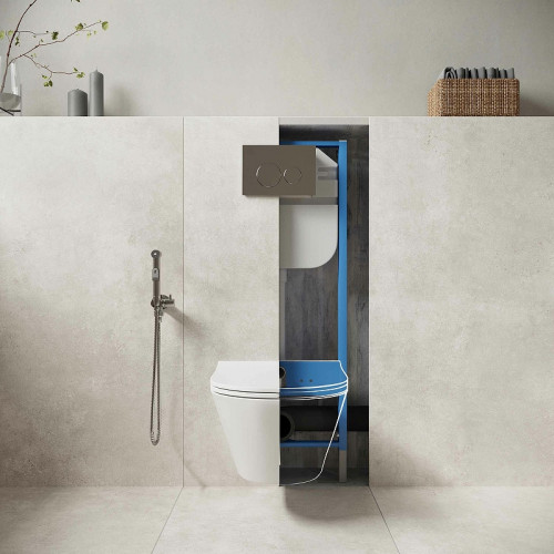 Инсталляция Creto Standart 1.1 INST-CR-1.1 для унитаза без клавиши смыва пластик