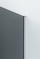 Душевой уголок Cezares Slider 110x80 SLIDER-AH-1-80-100/110-GRIGIO-Cr профиль Хром стекло тонированное