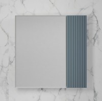 Зеркальный шкаф Style Line Стокгольм 70 ЛС-00002323 Графит софт МДФ / ЛДСП, стекло