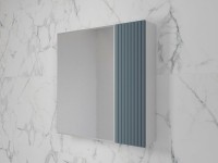 Зеркальный шкаф Style Line Стокгольм 70 ЛС-00002323 Графит софт МДФ / ЛДСП, стекло