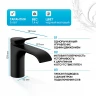 Смеситель для раковины Hansgrohe Vivenis 75012670 Черный матовый латунь