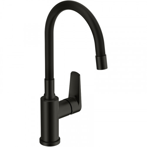 Смеситель для кухни Cersanit Moduo 68230 Черный матовый
