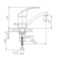 Смеситель для раковины Haiba HB4521-2