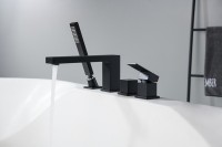 Смеситель на борт ванны Timo Selene 2130/03Y Черный латунь