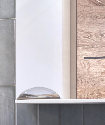 Зеркало со шкафом Vigo Callao 50 L z.CAL.50.L Белое МДФ / ЛДСП, стекло