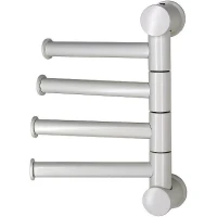 Полотенцедержатель WasserKRAFT K-1054WHITE поворотный Белый матовый