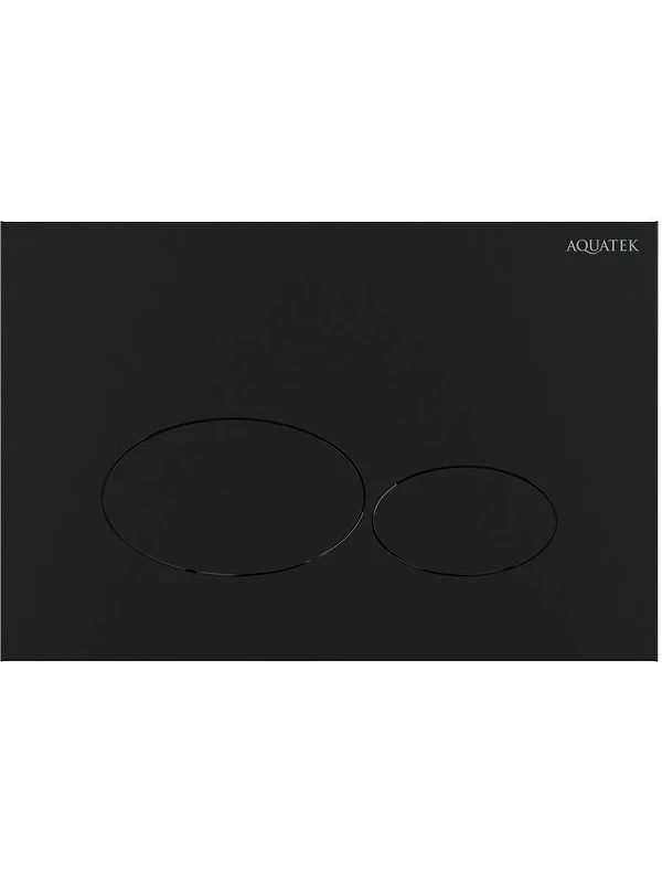 Комплект унитаза с инсталляцией Aquatek Set Aquatek Классик-074 4в1 цвет Белый с сиденьем Микролифт и клавишей смыва цвет Черный матовый