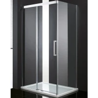 Душевой уголок Cezares Premier-Soft AH-1 120x90 IV профиль Хром стекло прозрачное