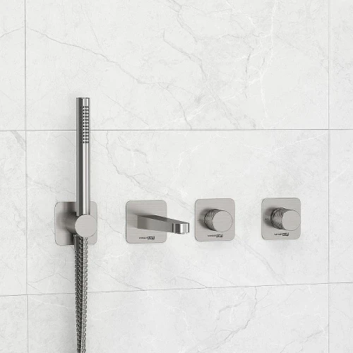 Смеситель для ванны WasserKRAFT Tauber A6451.296.298.275.100.276 Никель