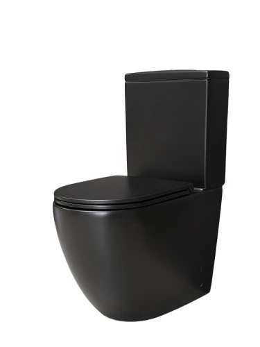 Унитаз компакт Gid Convexo Tn2188Bm 62250Y цвет Черный матовый с бачком и сиденьем Микролифт