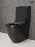 Унитаз компакт Gid Convexo Tn2188Bm 62250Y цвет Черный матовый с бачком и сиденьем Микролифт