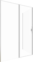 Душевой уголок Allen Brau Priority 140x100 3.31035.BA+3.31047.BA цвет профиля Серебро браш стекло прозрачное