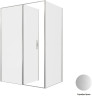 Душевой уголок Allen Brau Priority 140x100 3.31035.BA+3.31047.BA цвет профиля Серебро браш стекло прозрачное