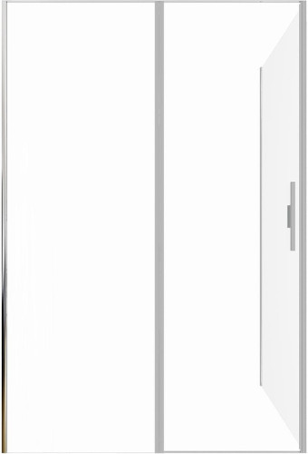 Душевой уголок Allen Brau Priority 140x100 3.31035.BA+3.31047.BA цвет профиля Серебро браш стекло прозрачное