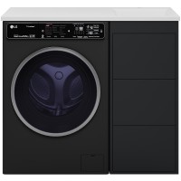 Тумба с раковиной Brevita Grafit 100 R УТ000015084 Графит матовый МДФ / ЛДСП