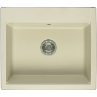 Кухонная мойка Aquaton Делия 60 1A715232LD240 Жемчуг искусственный камень (литьевой мрамор) встраиваемый