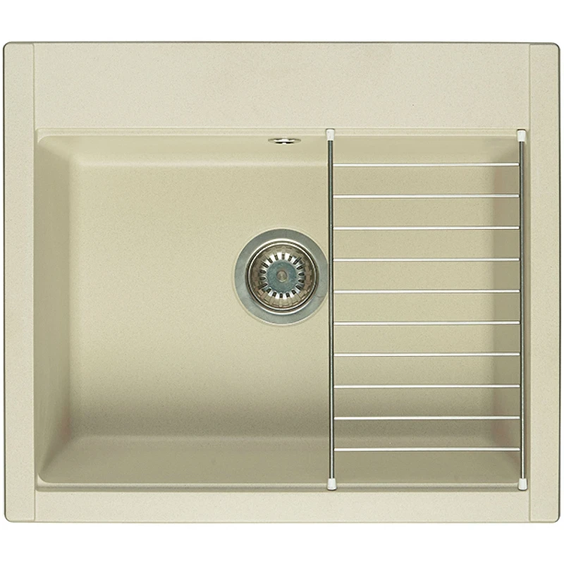 Кухонная мойка Aquaton Делия 60 1A715232LD240 Жемчуг искусственный камень (литьевой мрамор) встраиваемый