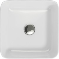 Раковина-чаша Cersanit Crea 35 Square 64753 Белая фарфор накладная