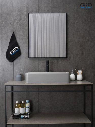 Раковина Gid Geometrico 60 Gm1344 52236 цвет Серый матовый