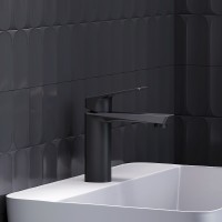Смеситель для раковины Damixa Merkur 400210300 Черный матовый латунь